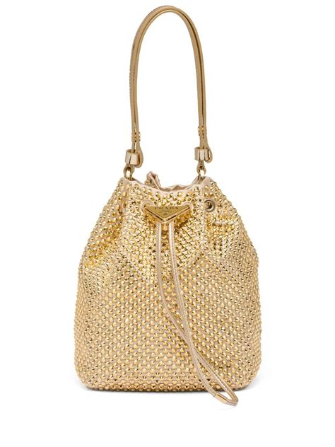 prada gold bucket bag|Prada bucket bags for women.